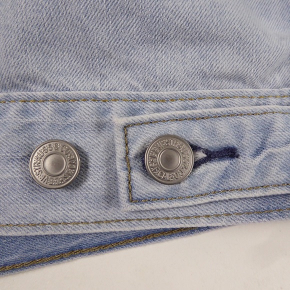 Levi’s Cotton Denim Trucker Jean Jacket NWT Light Blue Wash - Picture 8 of 10
